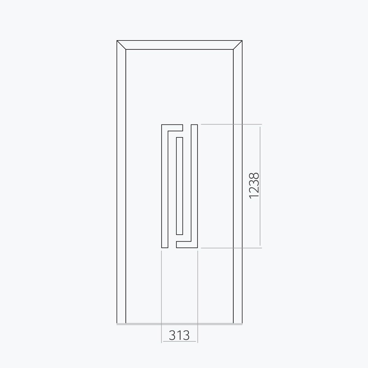 Aluline deurpanelen 329 ekoline 34