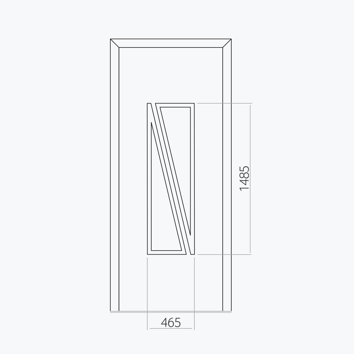 Aluline deurpanelen 332 ekoline 35