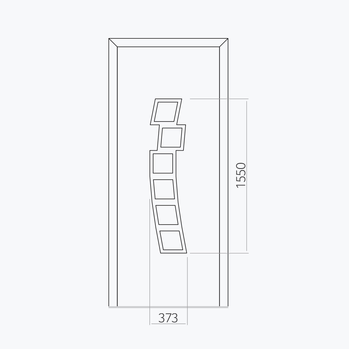 Aluline deurpanelen 334 ekoline 36