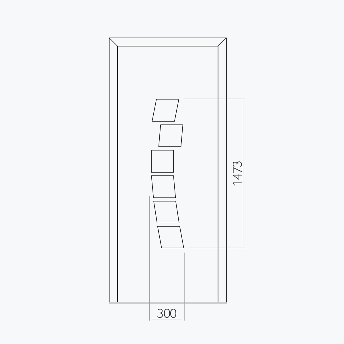 Aluline deurpanelen 333 ekoline 36