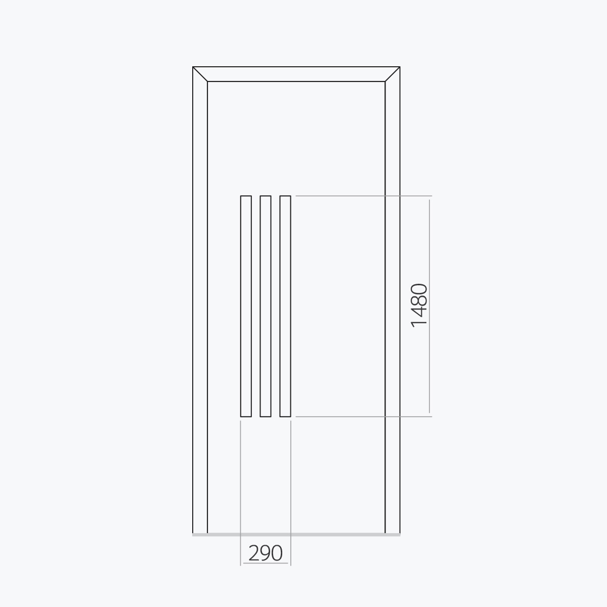 Aluline deurpanelen 339 ekoline 39