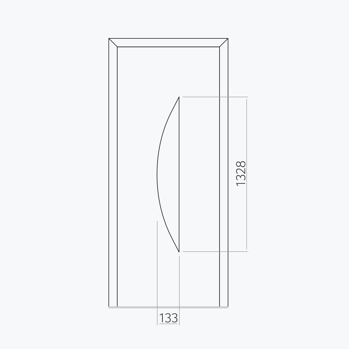 Aluline deurpanelen 341 ekoline 40