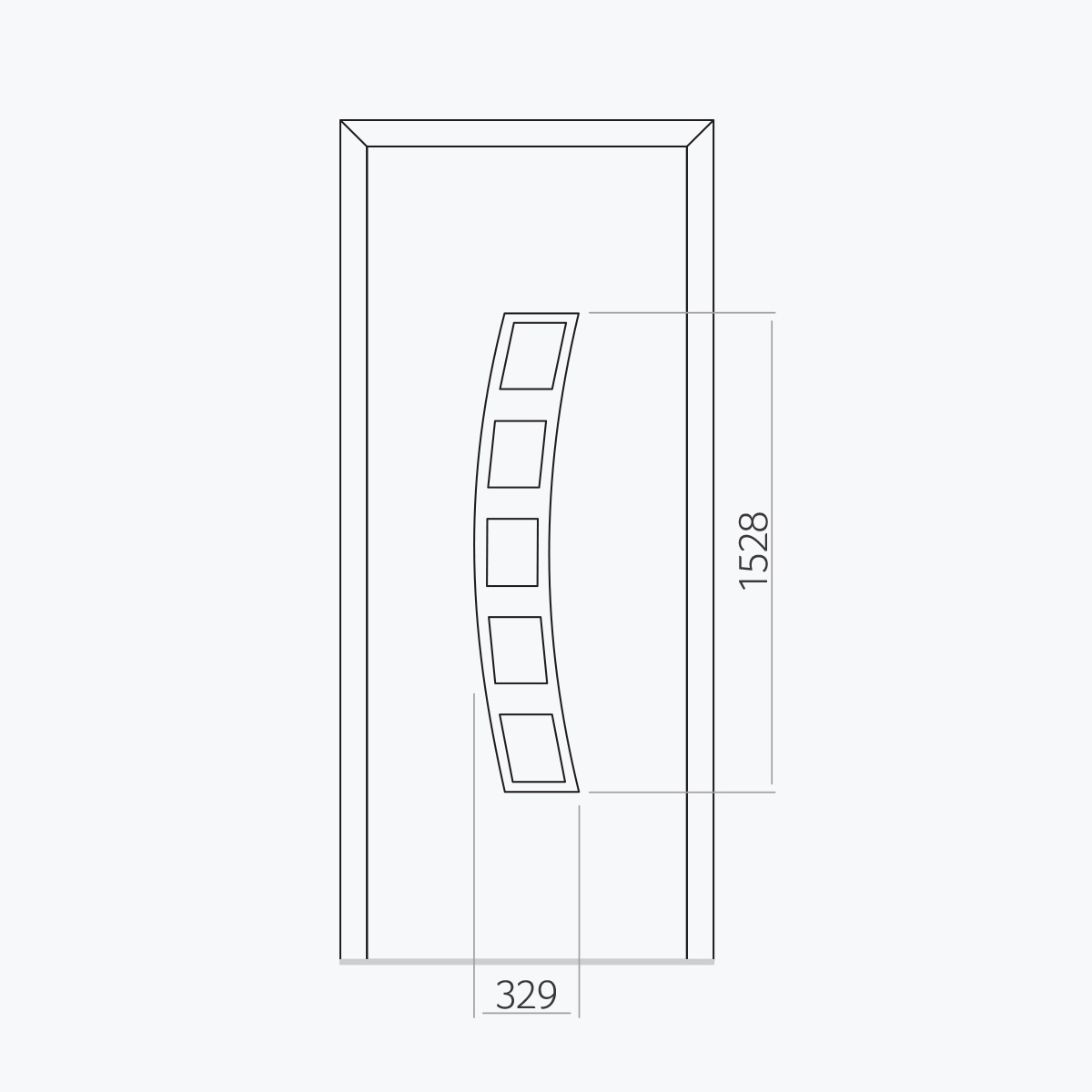 Aluline deurpanelen 346 ekoline 42