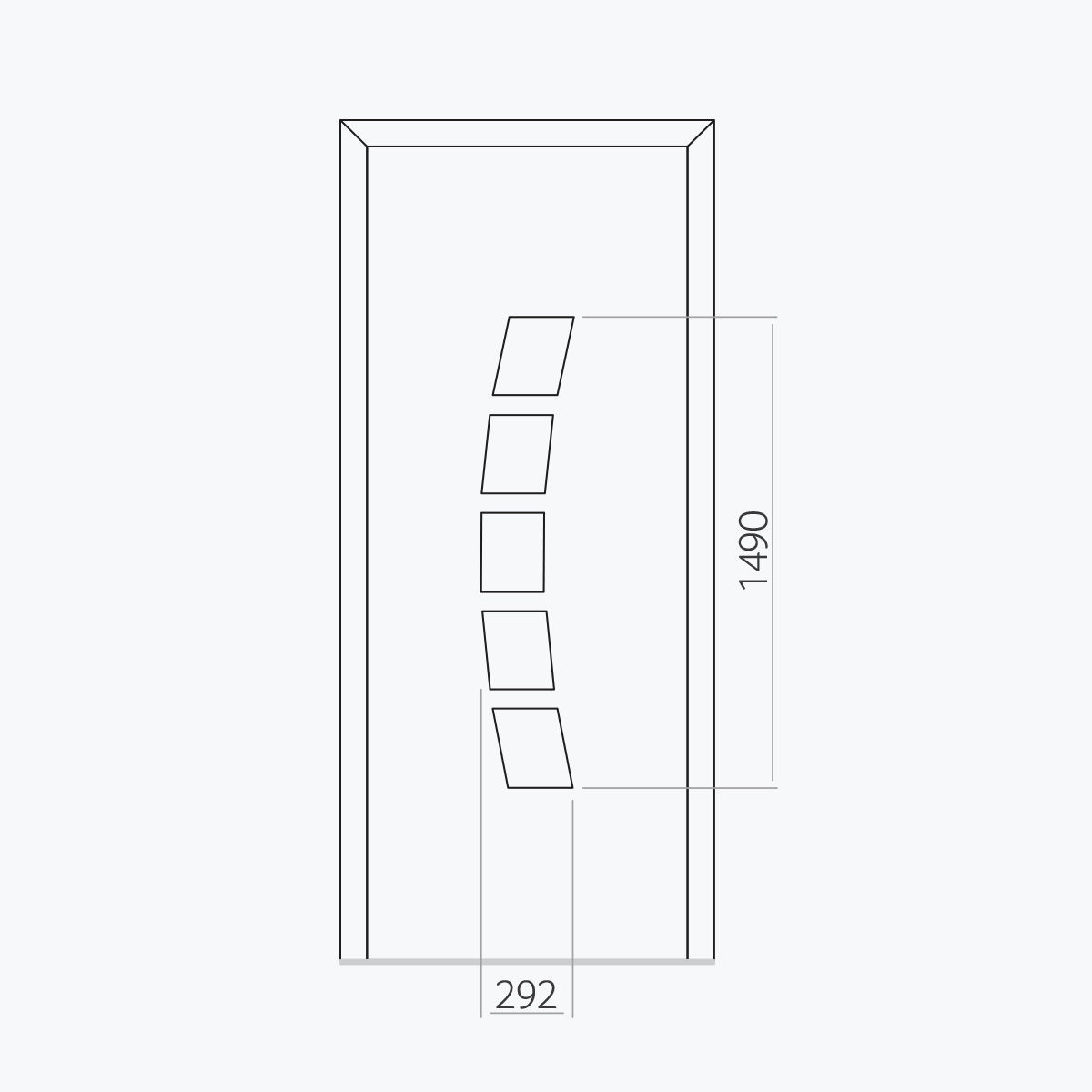 Aluline deurpanelen 345 ekoline 42