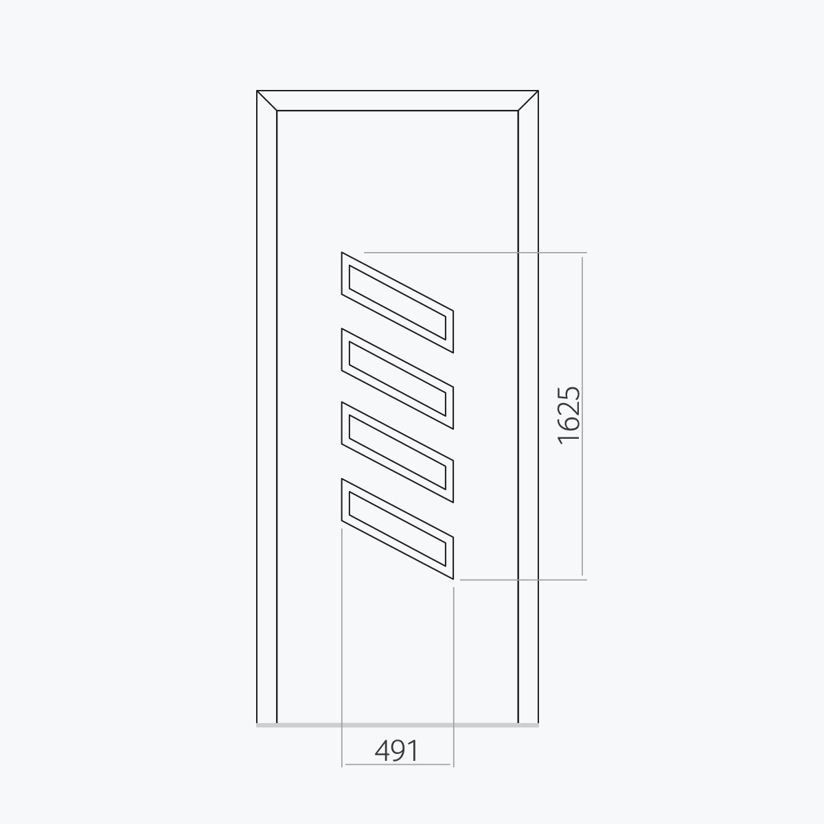 Aluline deurpanelen 348 ekoline 43