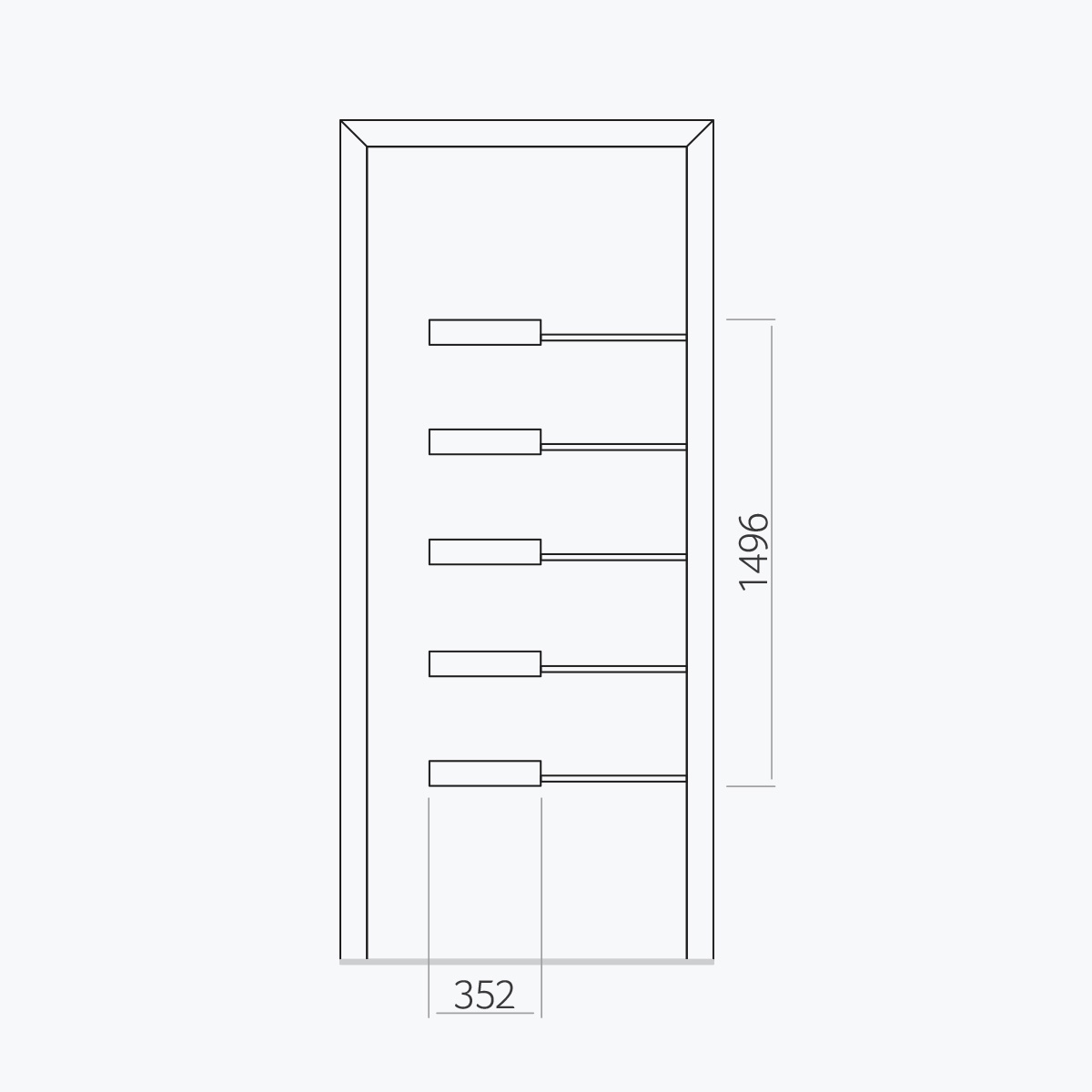 Aluline deurpanelen 351 ekoline 45