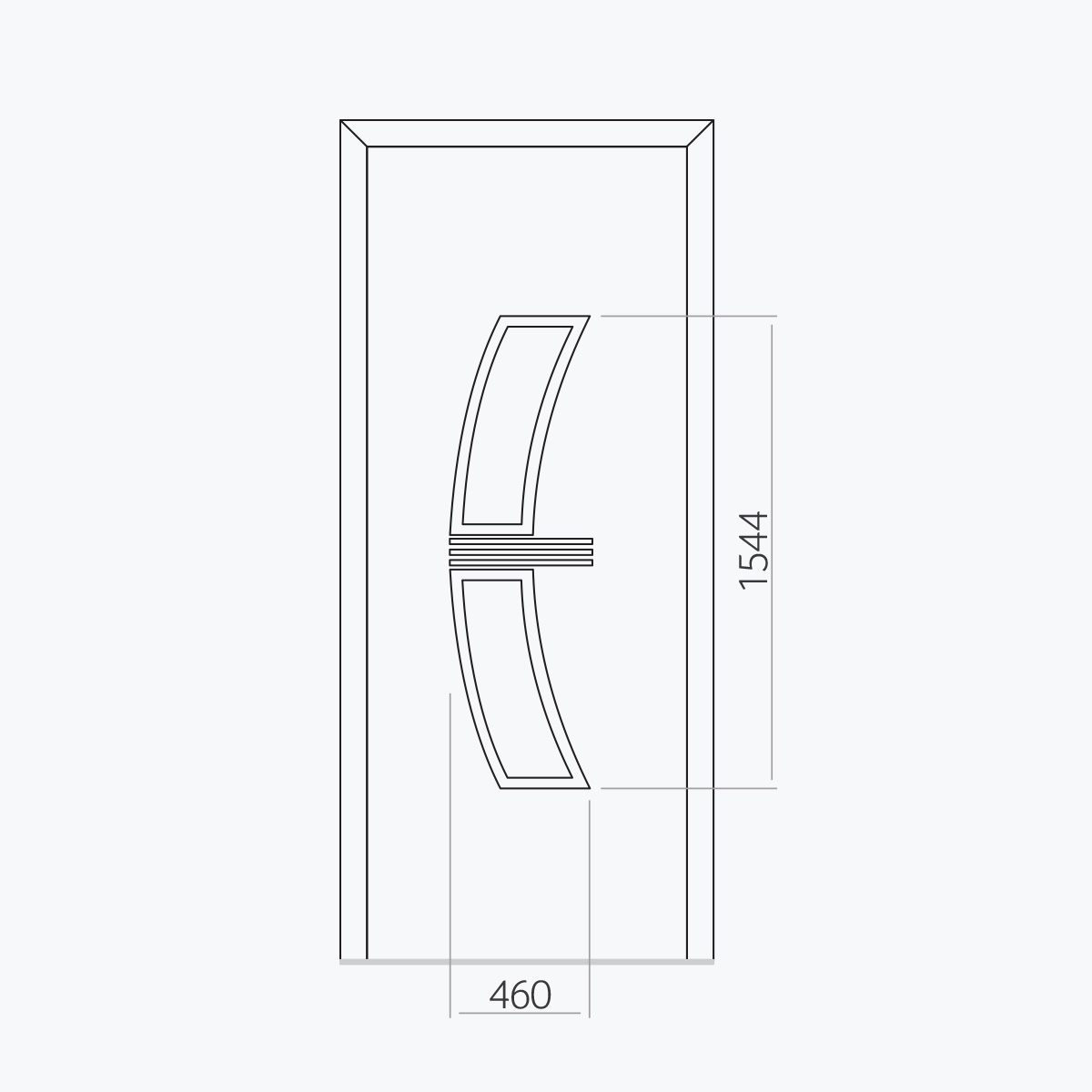 Aluline deurpanelen 355 ekoline 47