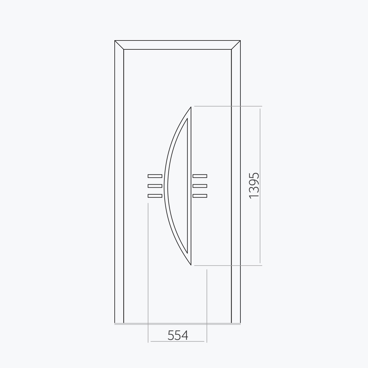 Aluline deurpanelen 357 ekoline 48