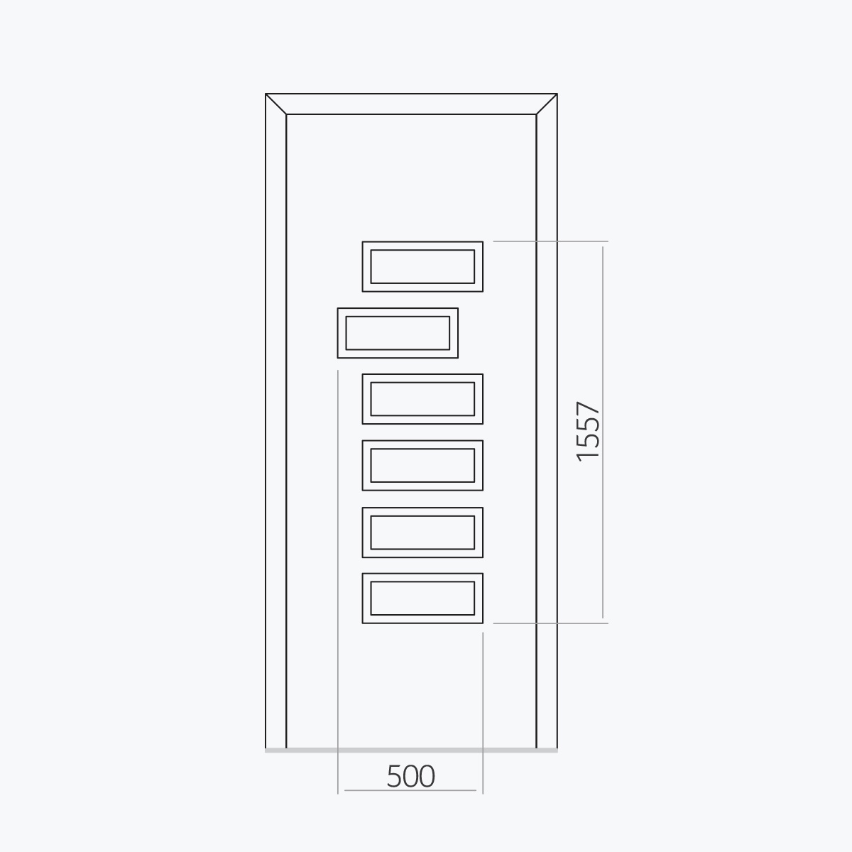 Aluline deurpanelen 359 ekoline 49