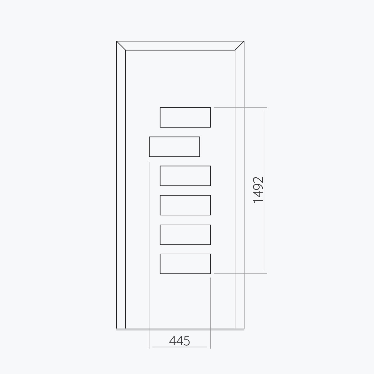 Aluline deurpanelen 358 ekoline 49