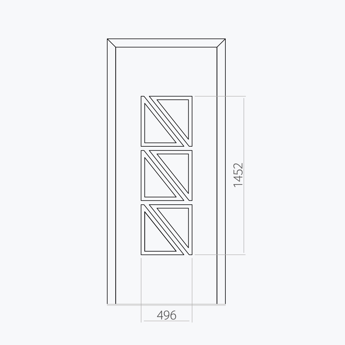Aluline deurpanelen 275 ekoline 5