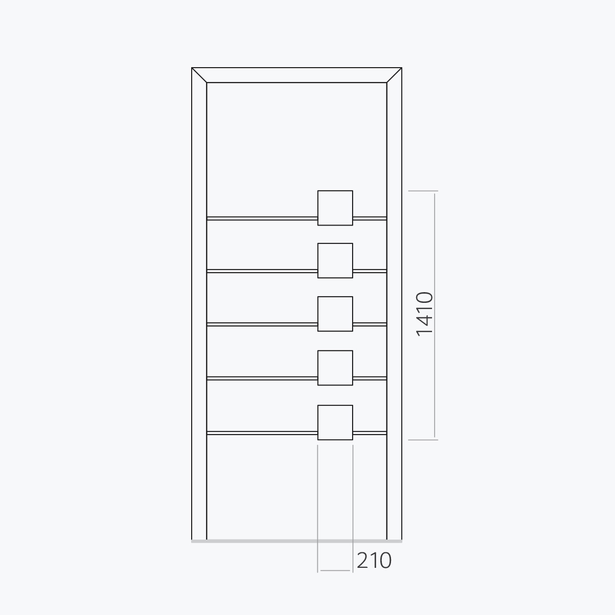 Aluline deurpanelen 361 ekoline 50