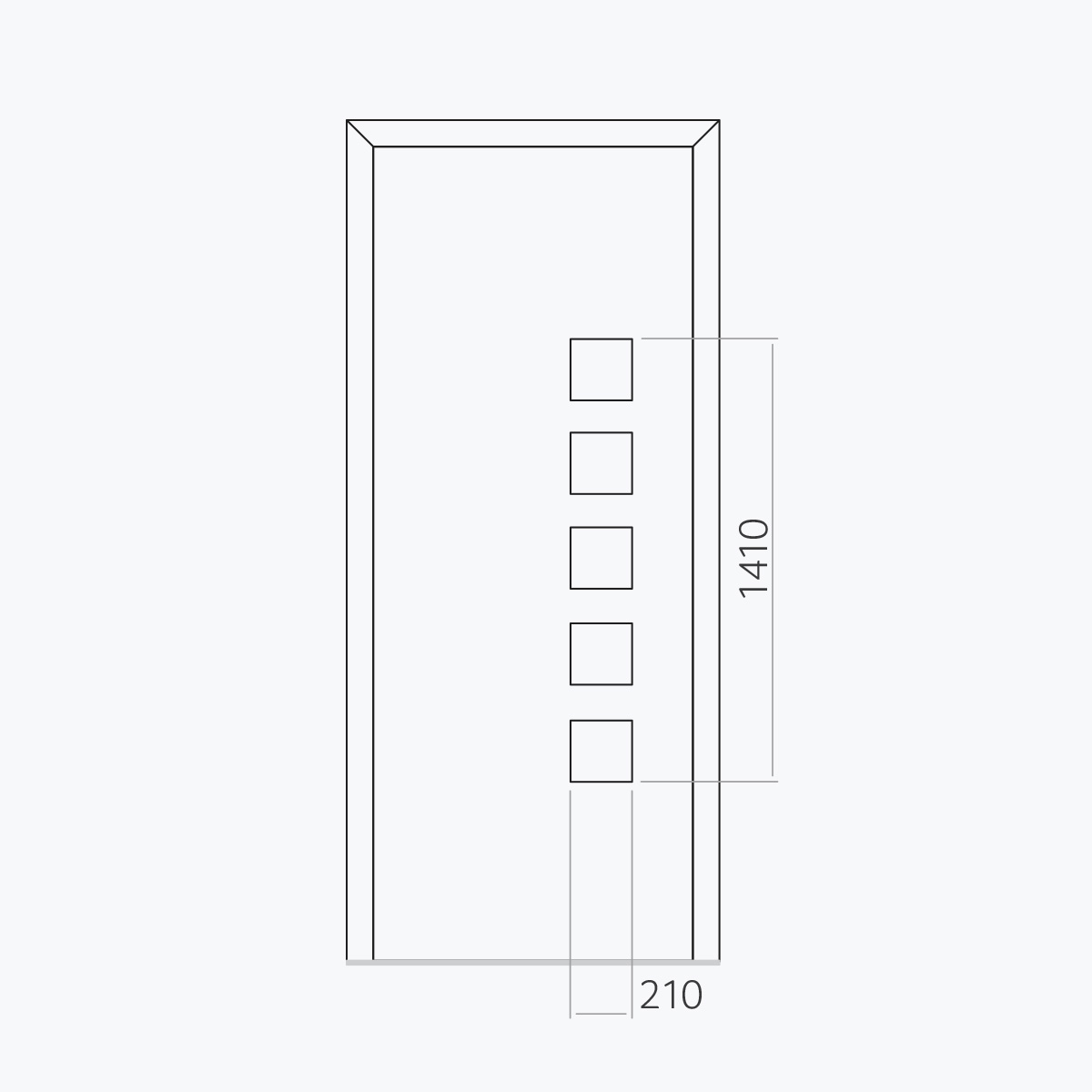 Aluline deurpanelen 360 ekoline 50