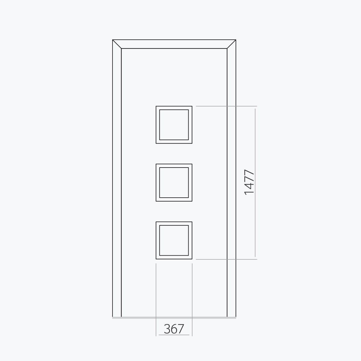 Aluline deurpanelen 363 ekoline 51