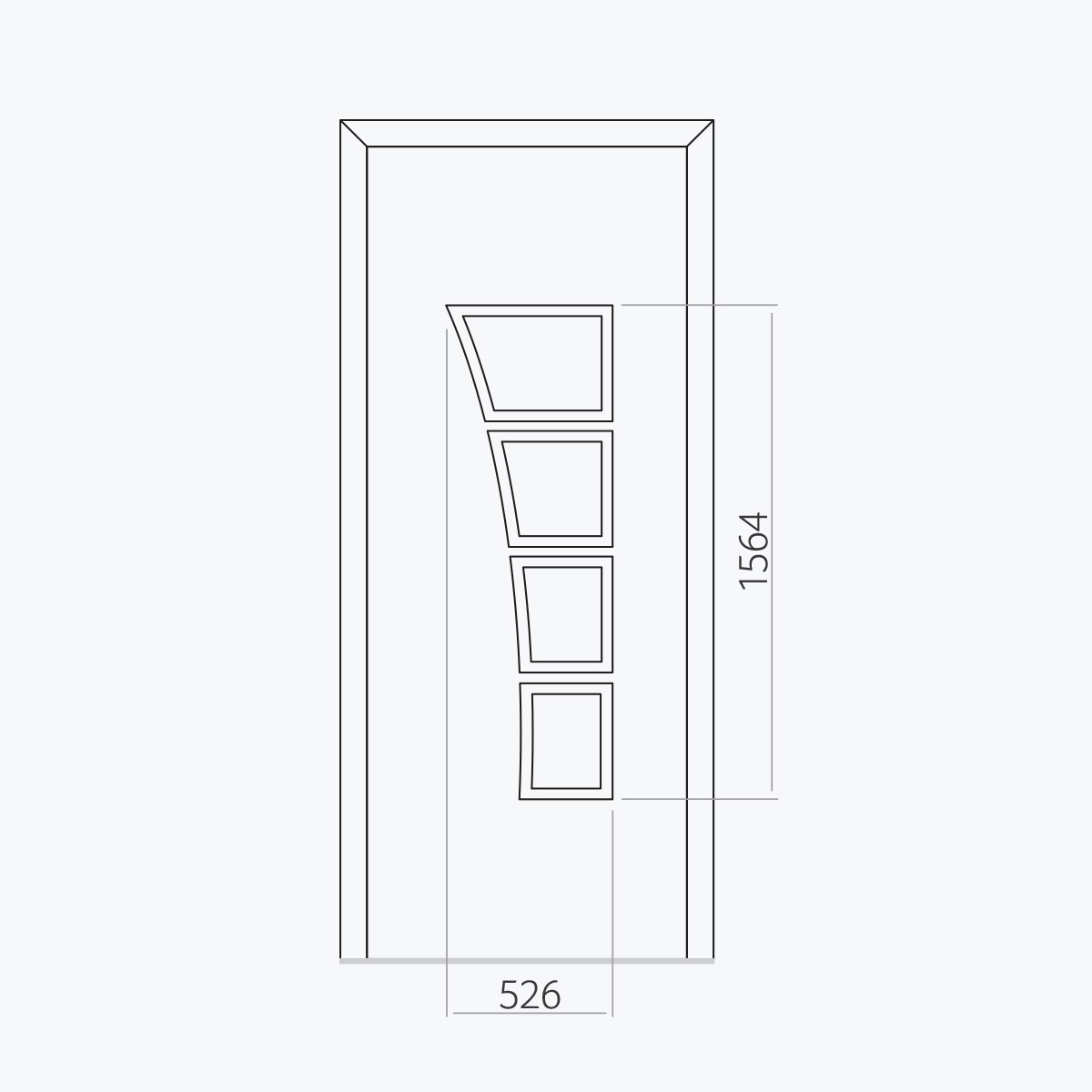 Aluline deurpanelen 365 ekoline 52