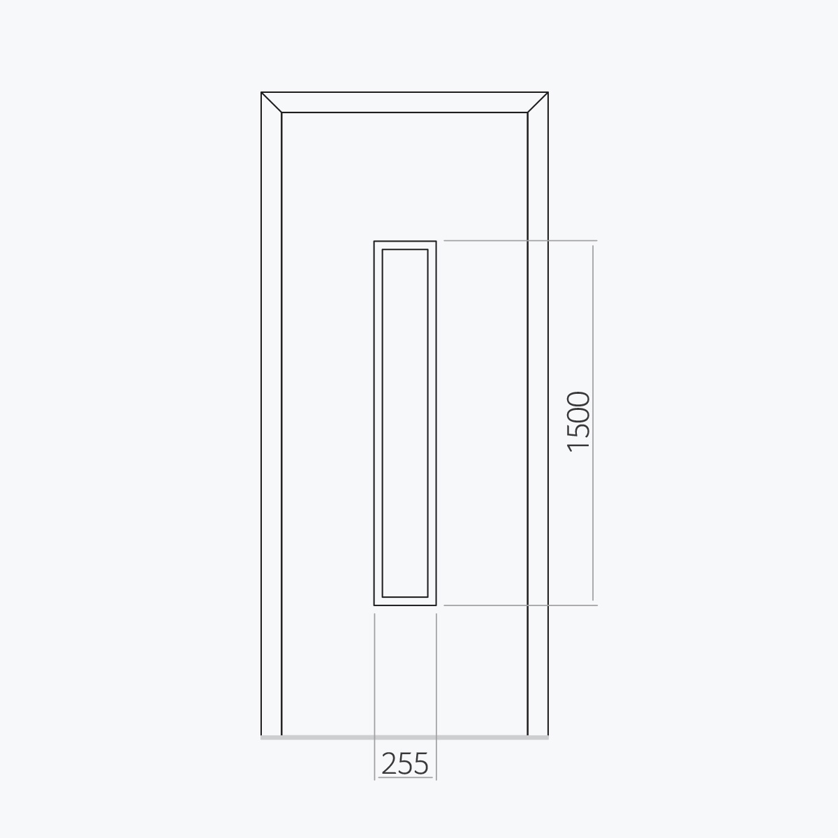 Aluline deurpanelen 369 ekoline 54