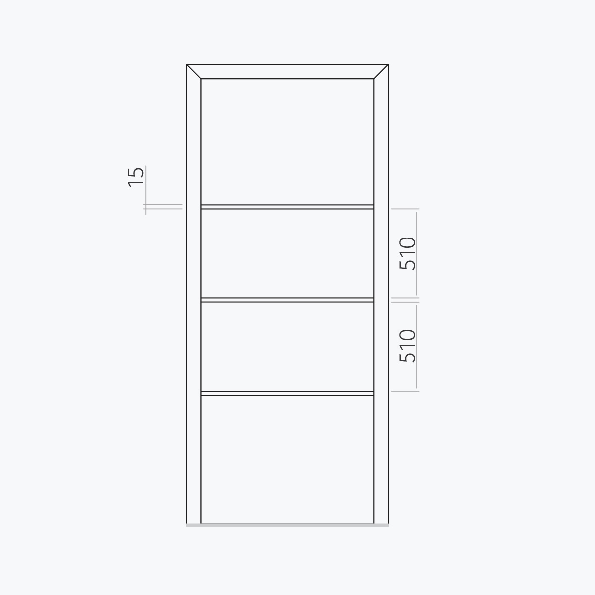 Aluline deurpanelen 373 ekoline 57