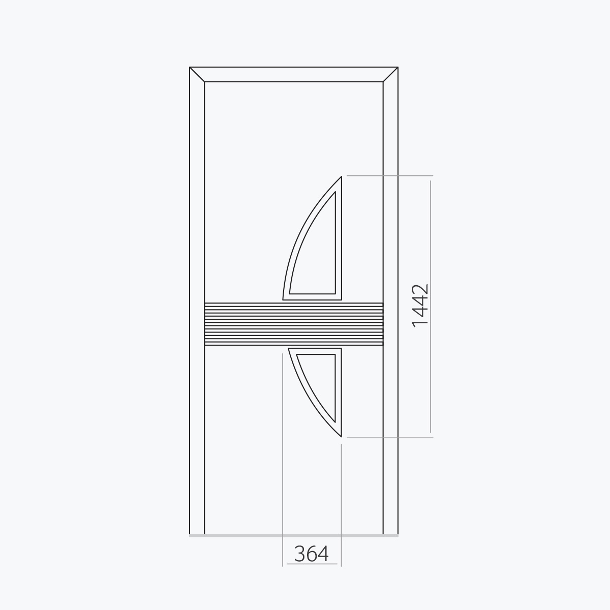 Aluline deurpanelen 377 ekoline 59