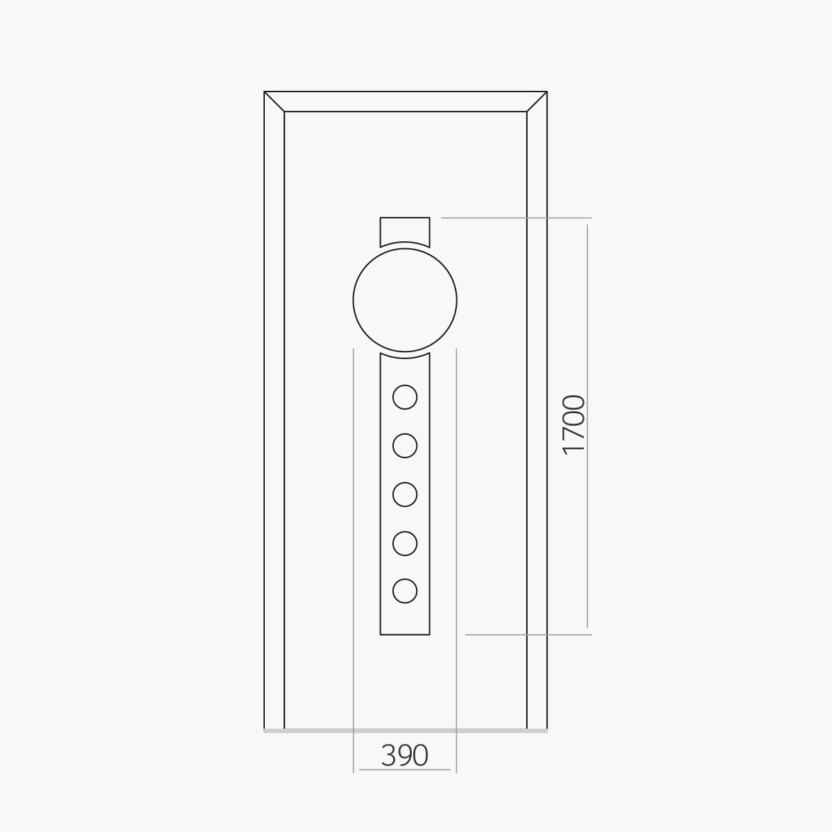 Aluline deurpanelen 379 ekoline 61
