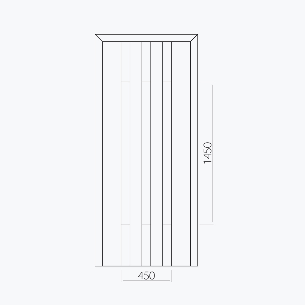 Aluline deurpanelen 389 ekoline 67