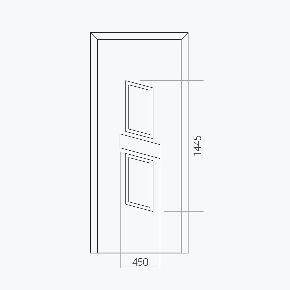 Aluline deurpanelen 391 ekoline 68