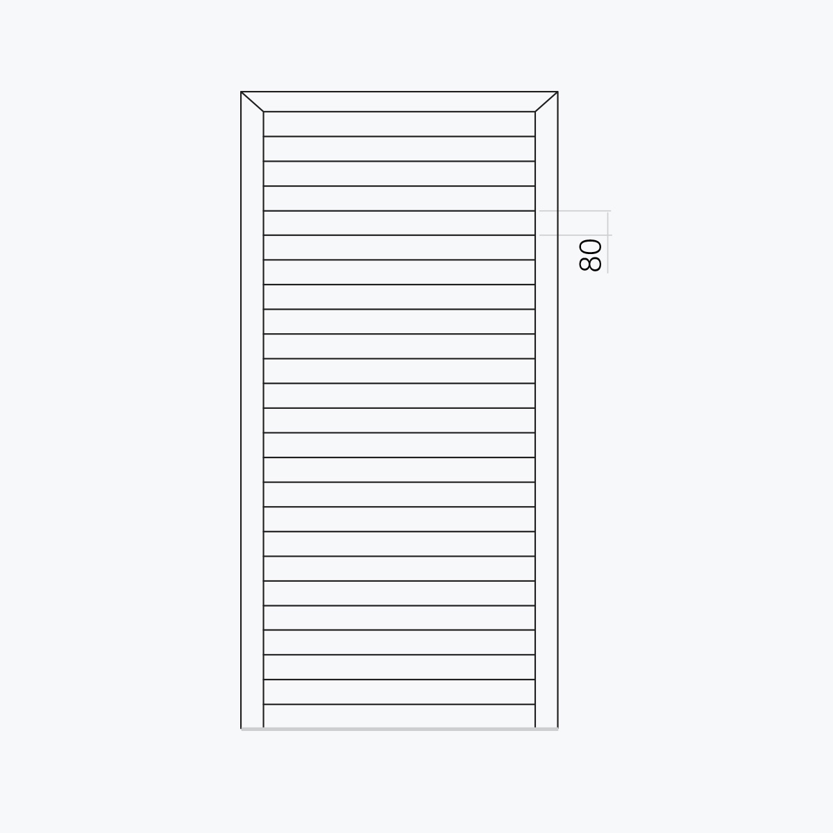 Aluline deurpanelen 399 ekoline 72