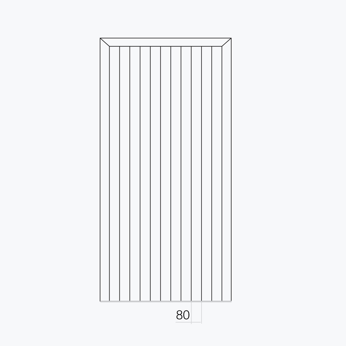 Aluline deurpanelen 400 ekoline 73