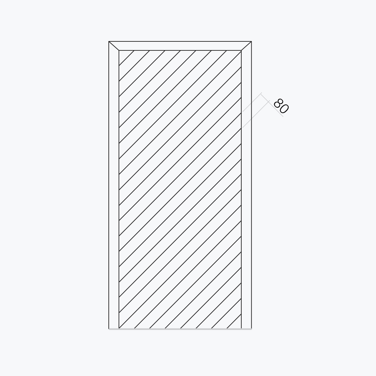Aluline deurpanelen 402 ekoline 75