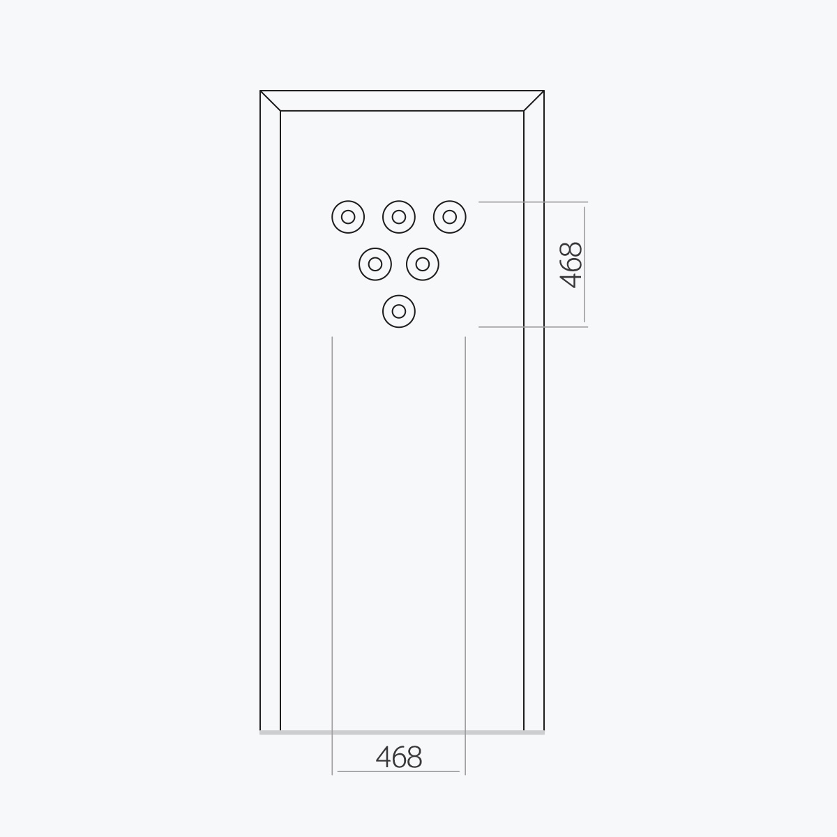 Aluline deurpanelen 404 ekoline 76