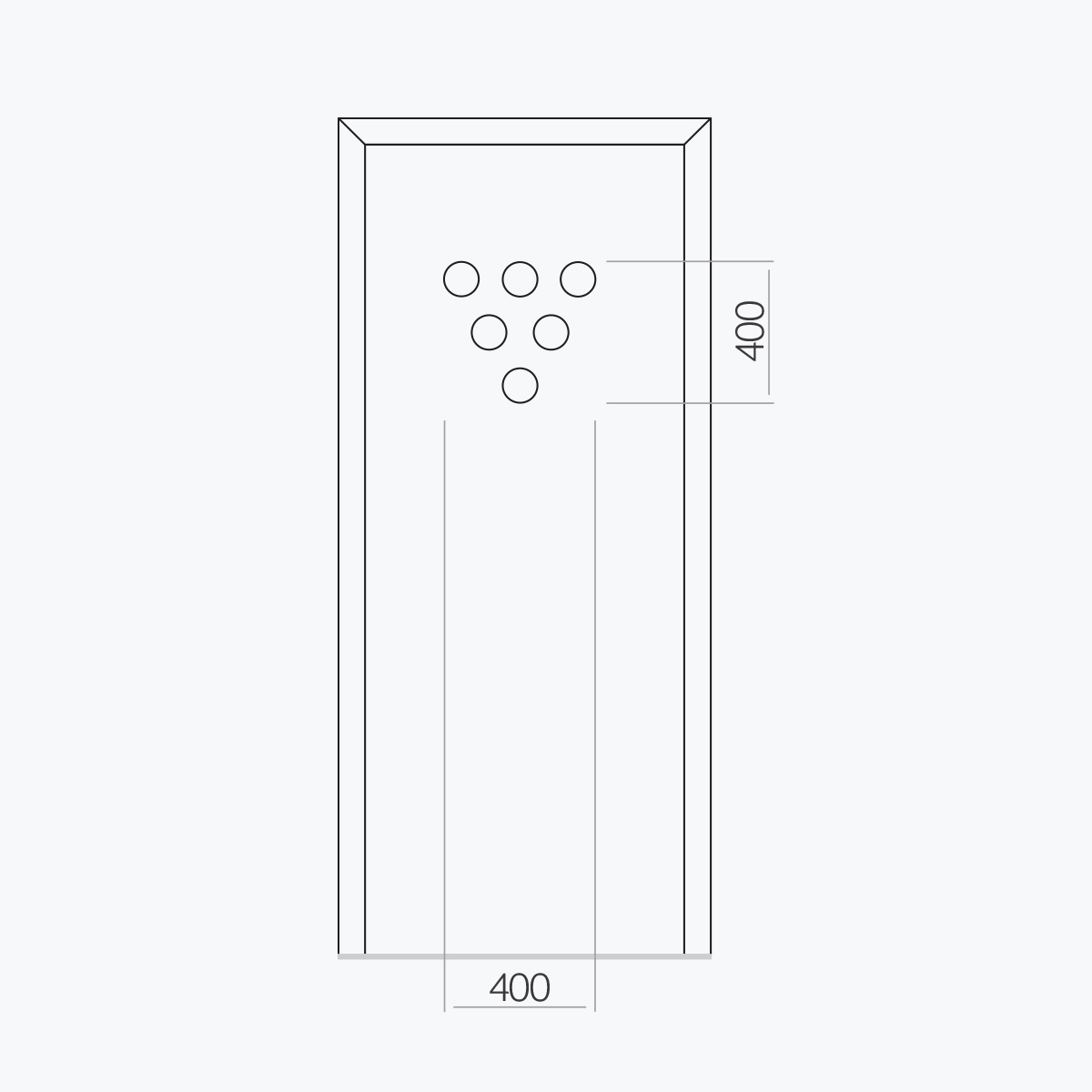 Aluline deurpanelen 403 ekoline 76