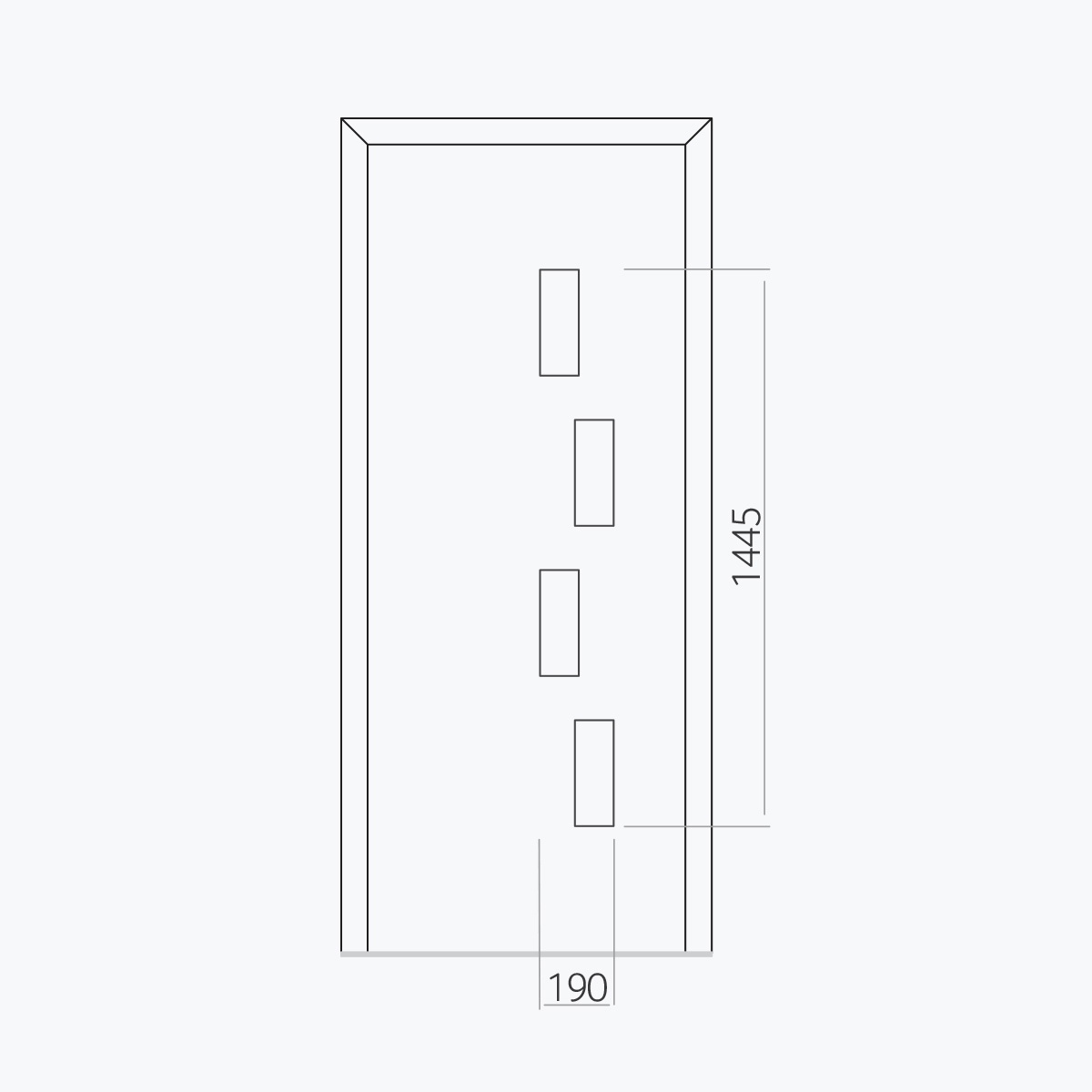 Aluline deurpanelen 409 ekoline 79