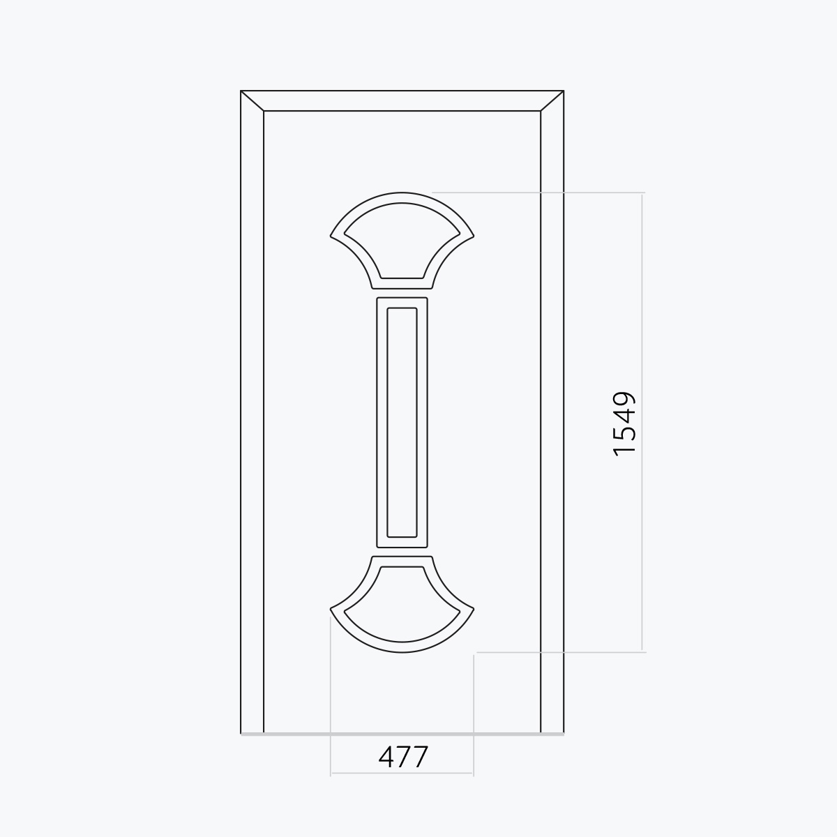 Aluline deurpanelen 414 ekoline 81