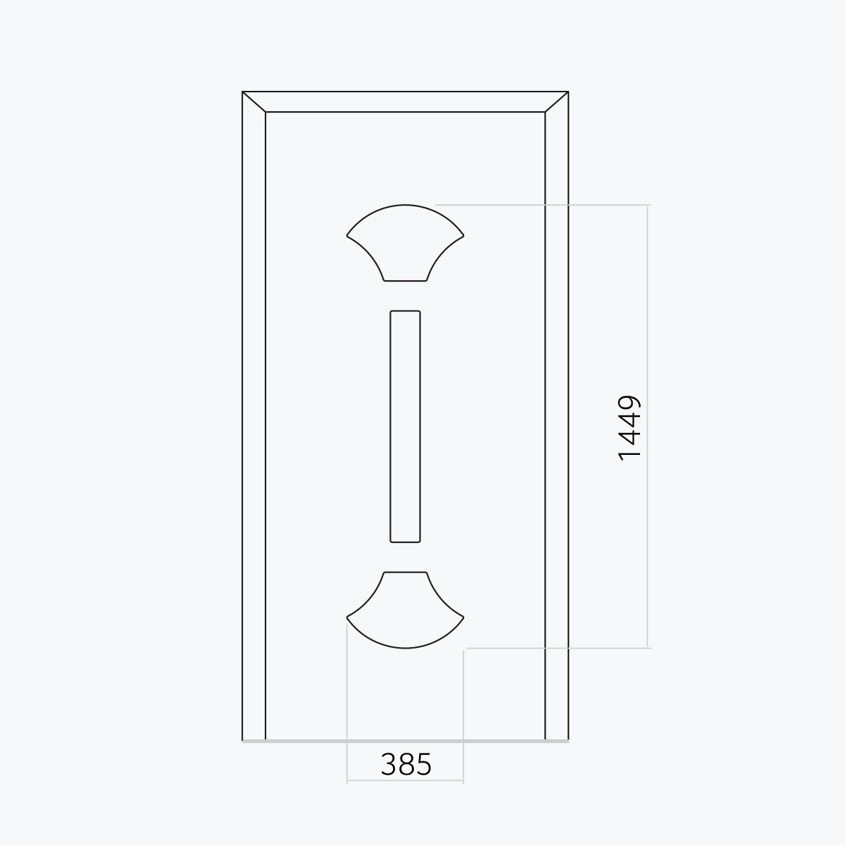 Aluline deurpanelen 413 ekoline 81