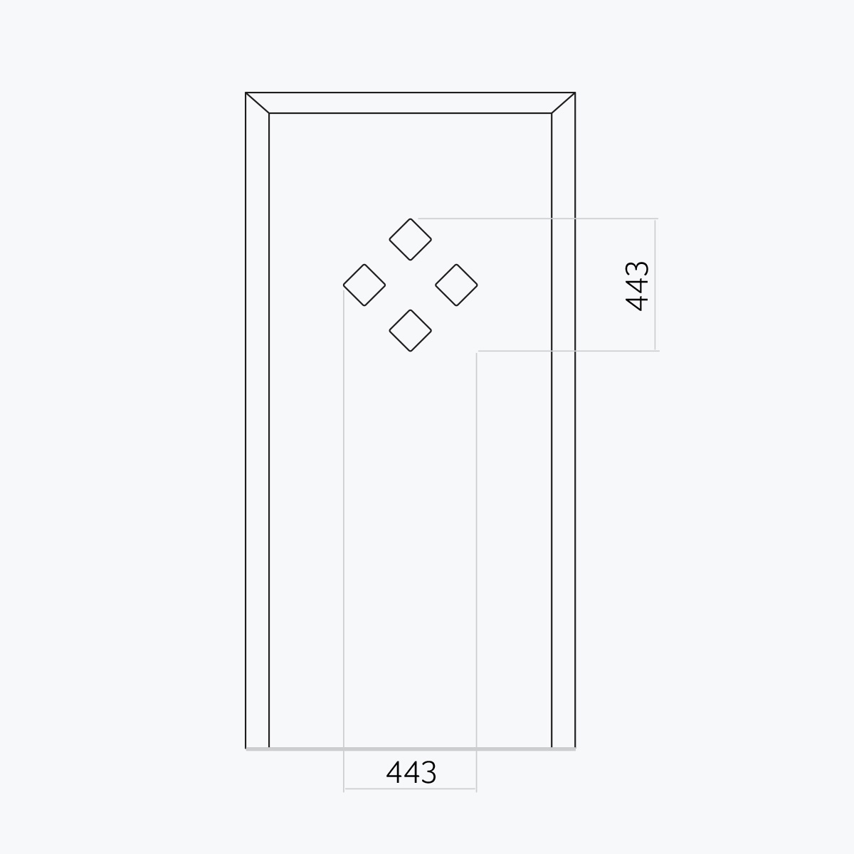 Aluline deurpanelen 415 ekoline 82