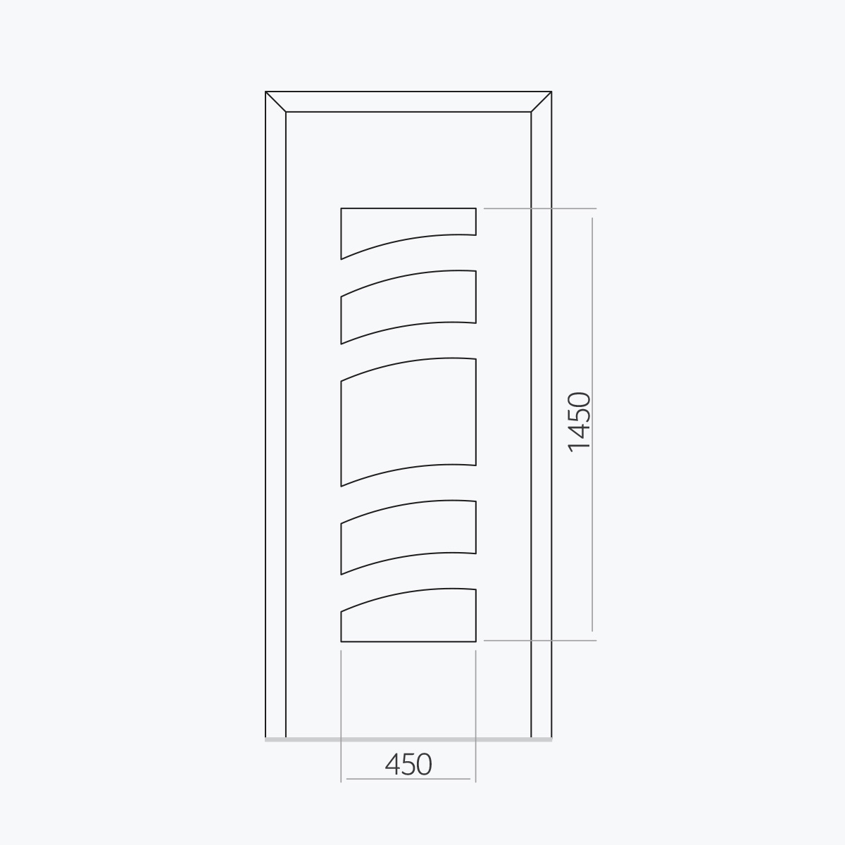 Aluline deurpanelen 417 ekoline 83