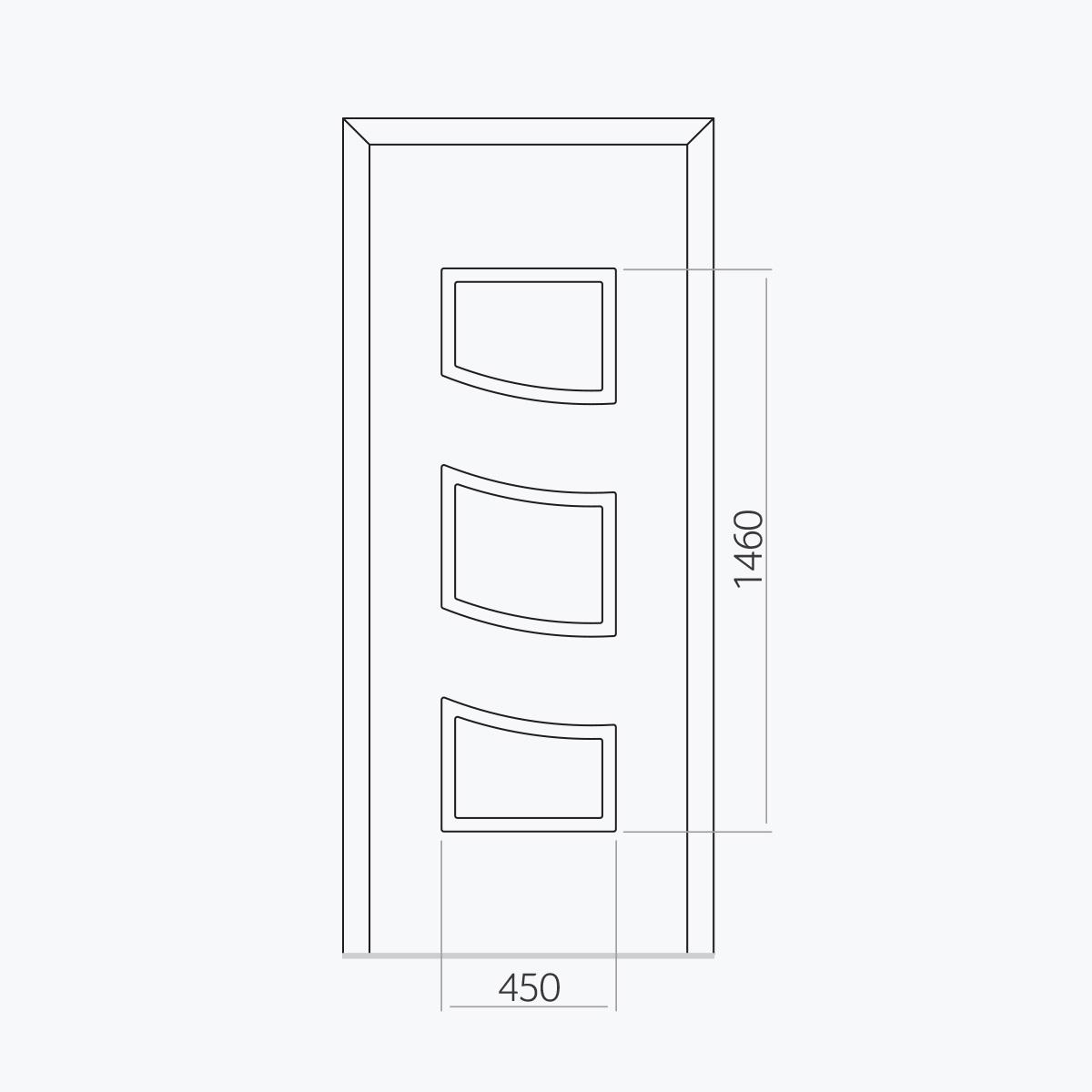 Aluline deurpanelen 420 ekoline 84