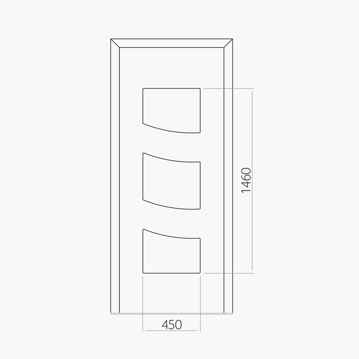 Aluline deurpanelen 419 ekoline 84