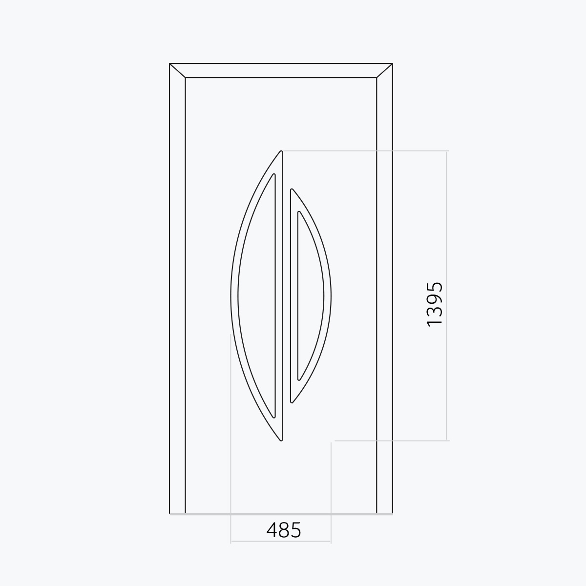 Aluline deurpanelen 426 ekoline 87