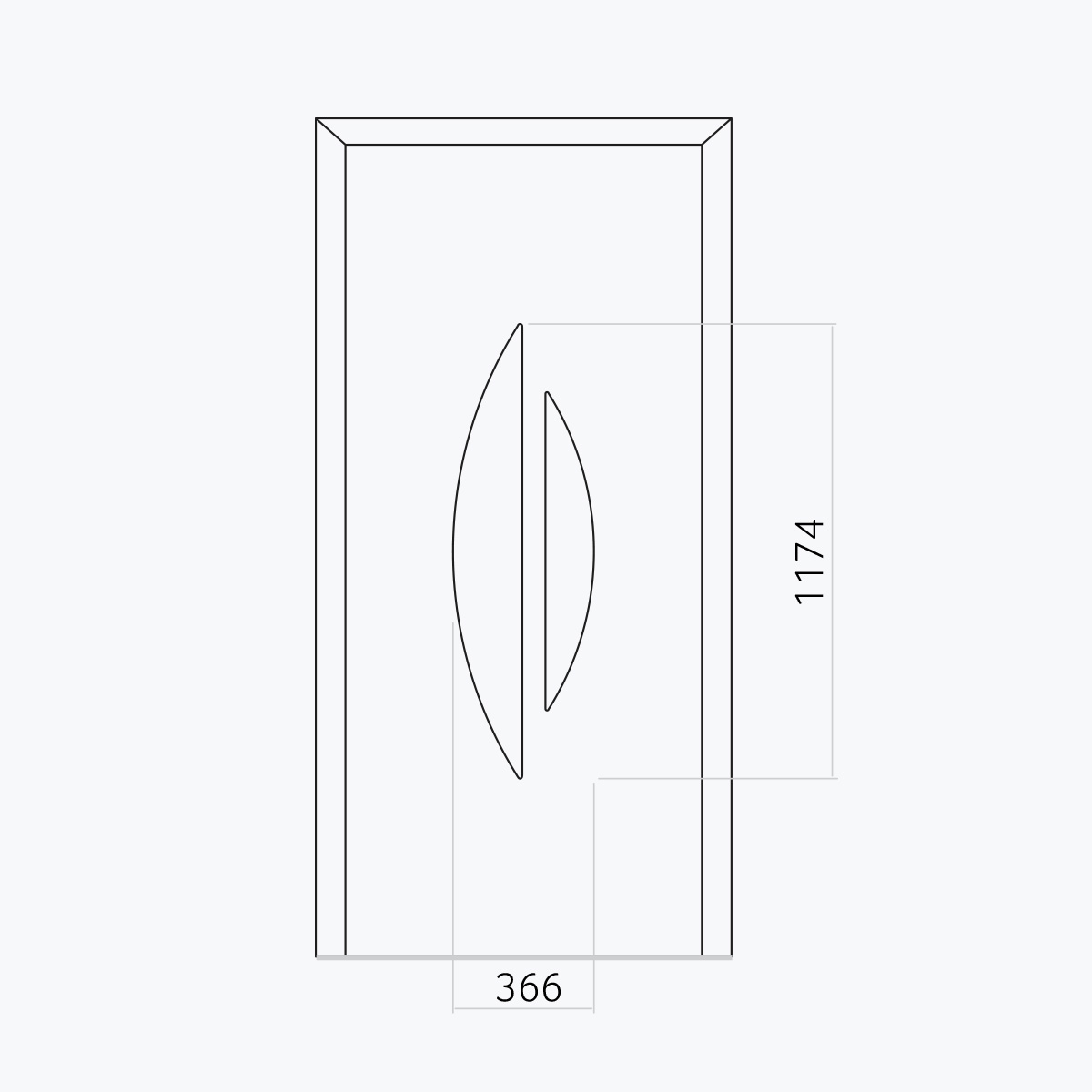 Aluline deurpanelen 425 ekoline 87