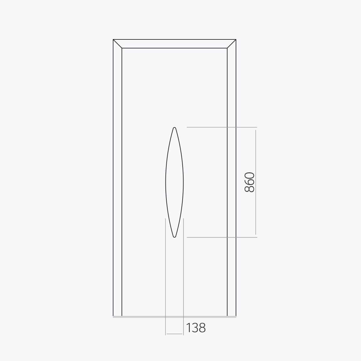 Aluline deurpanelen 447 ekoline 98